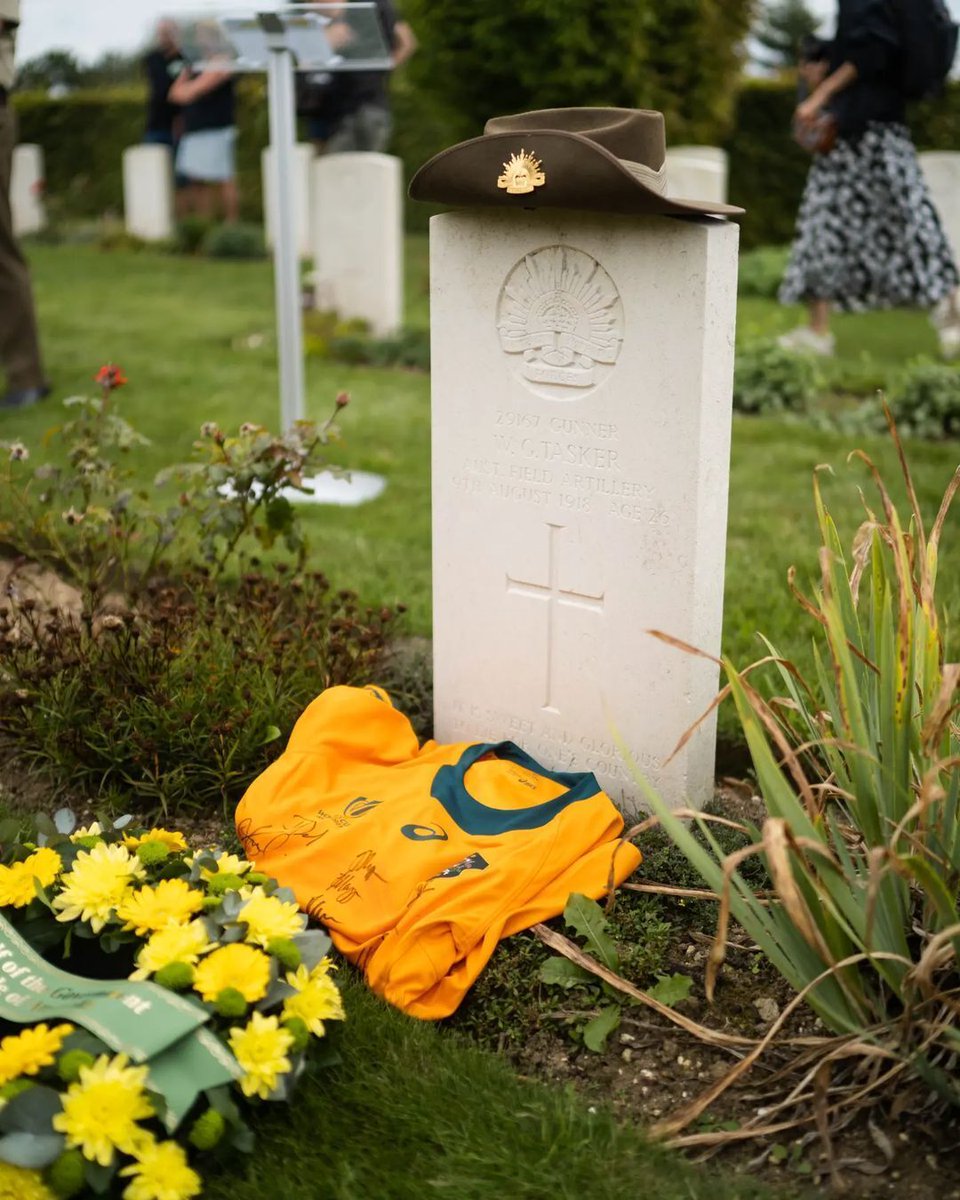 We will remember them.

Today we recognise those who have served our country in combat, including the 19 Wallabies that lost their lives during World War I &amp; II.