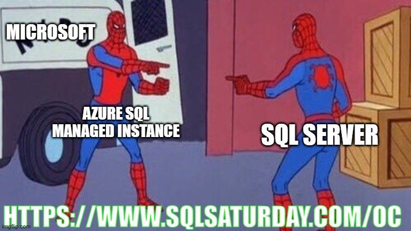 SQLSatOC_'s tweet image. Choosing between Azure SQL Managed Instance and SQL Server? Join us
RSVP now!
WHEN: April 27, 2024
WHERE: Microsoft Irvine Office
HOW: buff.ly/3xGjJOI
#sqlsatoc #sqlserver #azuresqlmi #managedinstance #microsoft #azure