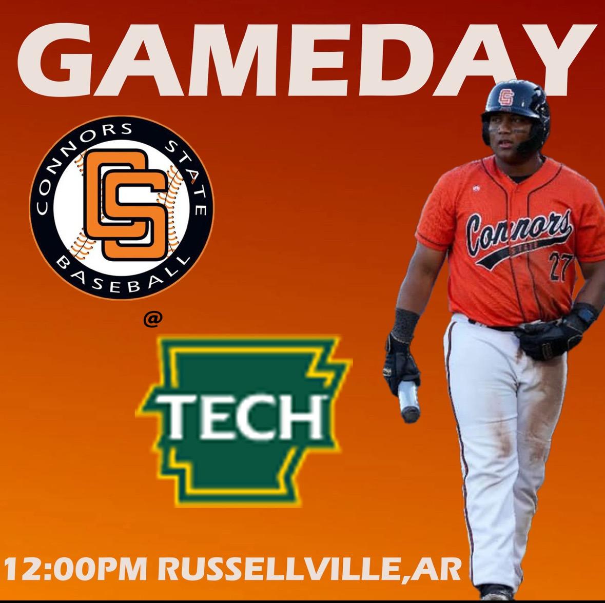 The Cowboys hit the road Wednesday and travel to Arkansas Tech first pitch at noon. Follow the action on GameChanger #OrangeNation