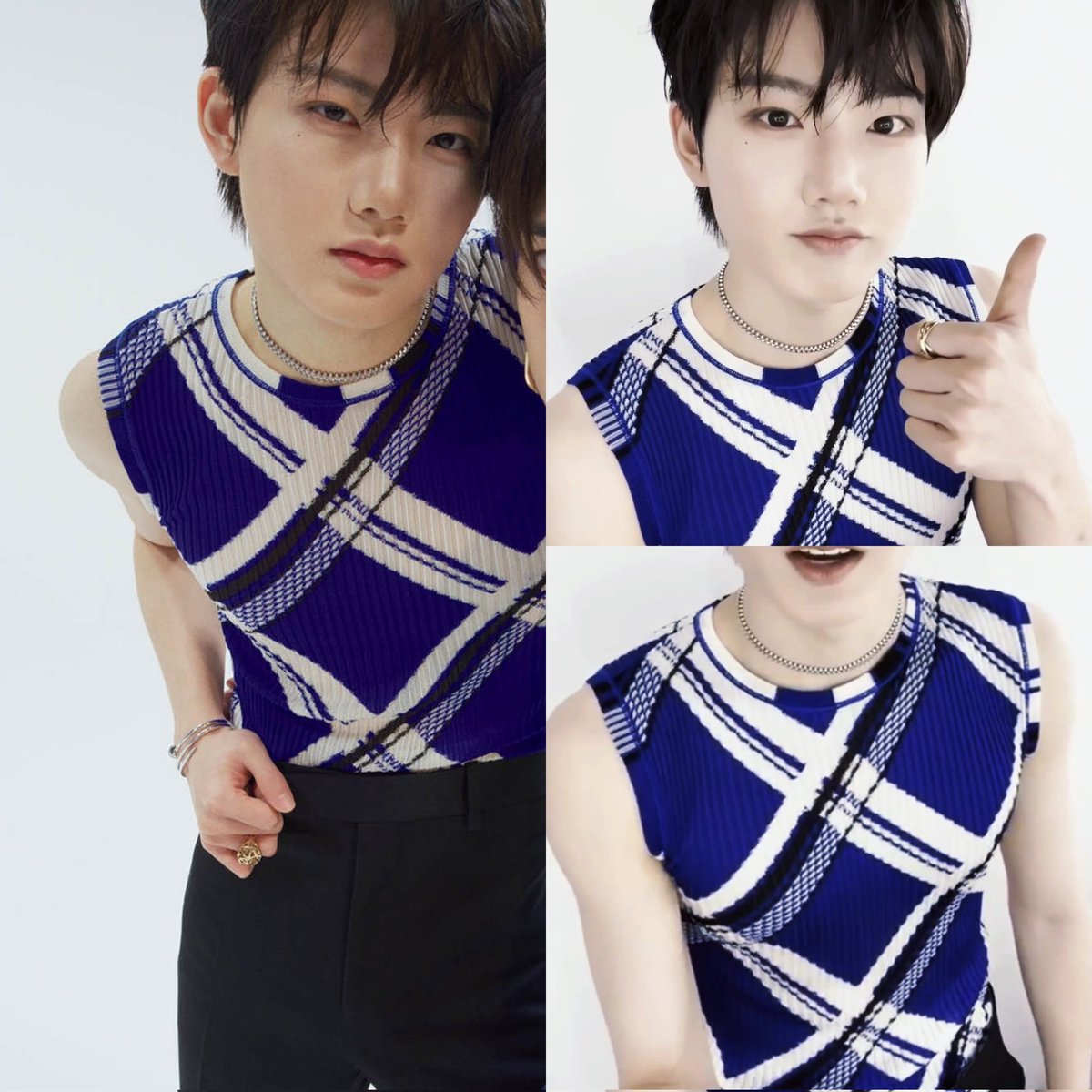 snatched waist, broad shoulders, visual top tier, chest out, junkyu on vogue. sure kjk1 soon. amen.