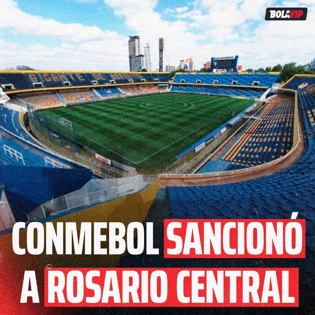 🚨 Luego de los incidentes en el partido contra Peñarol, la CONMEBOL decidió que el Canalla juegue a puertas cerradas ante Atlético Mineiro. Además, tendrá que pagar una multa de 50 mil dólares 💰