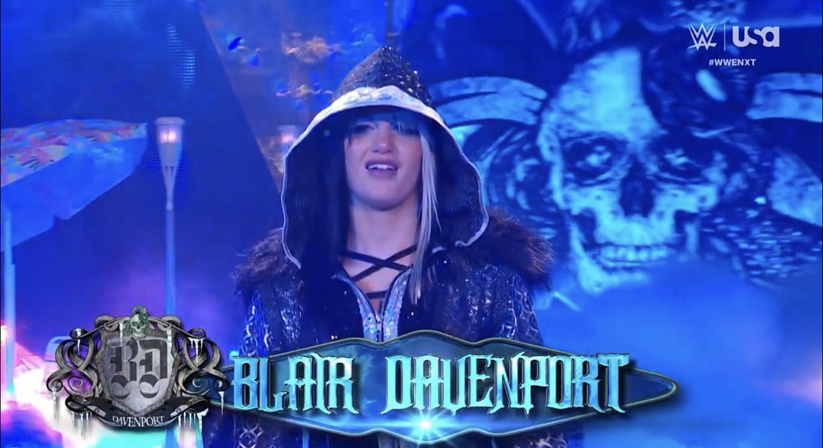 think this was blair davenport’s send off match on NXT. she definitely getting called up during the draft.