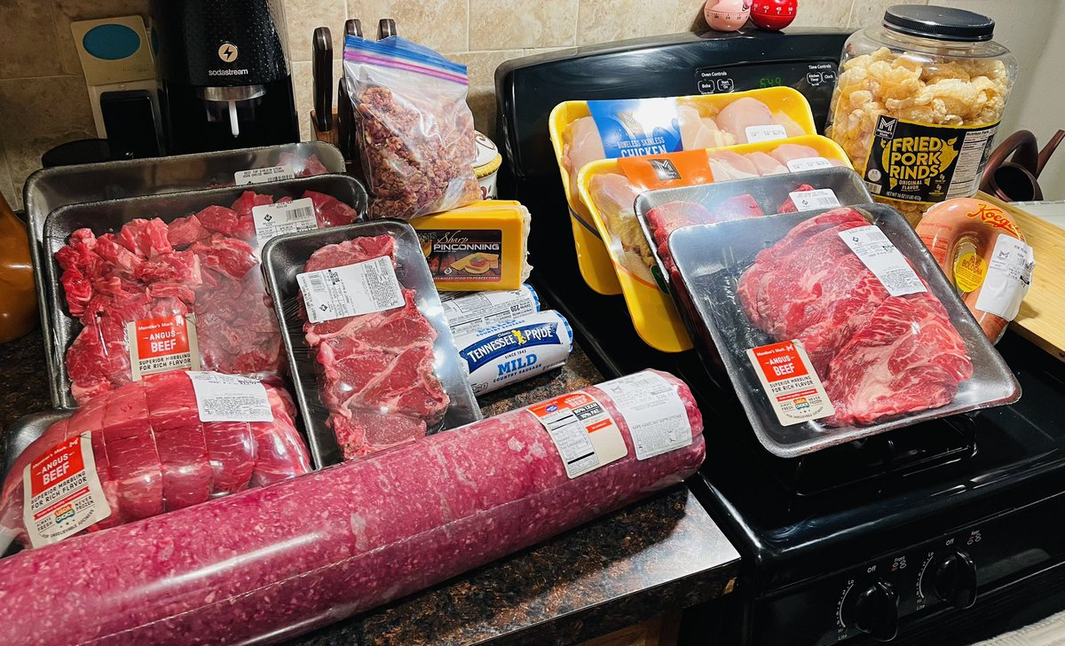Day 55 (4.23.24): We finally got a membership to @samsclub! 🎉 Our meat haul was about $177 and will cover us nearly two weeks. Can’t complain!  #protein #carnivoreketo #fasting #highprotein   #highproteindiet #carnivore #keto #ketosis #weightlossjourney #ketodiet #lowcarb
