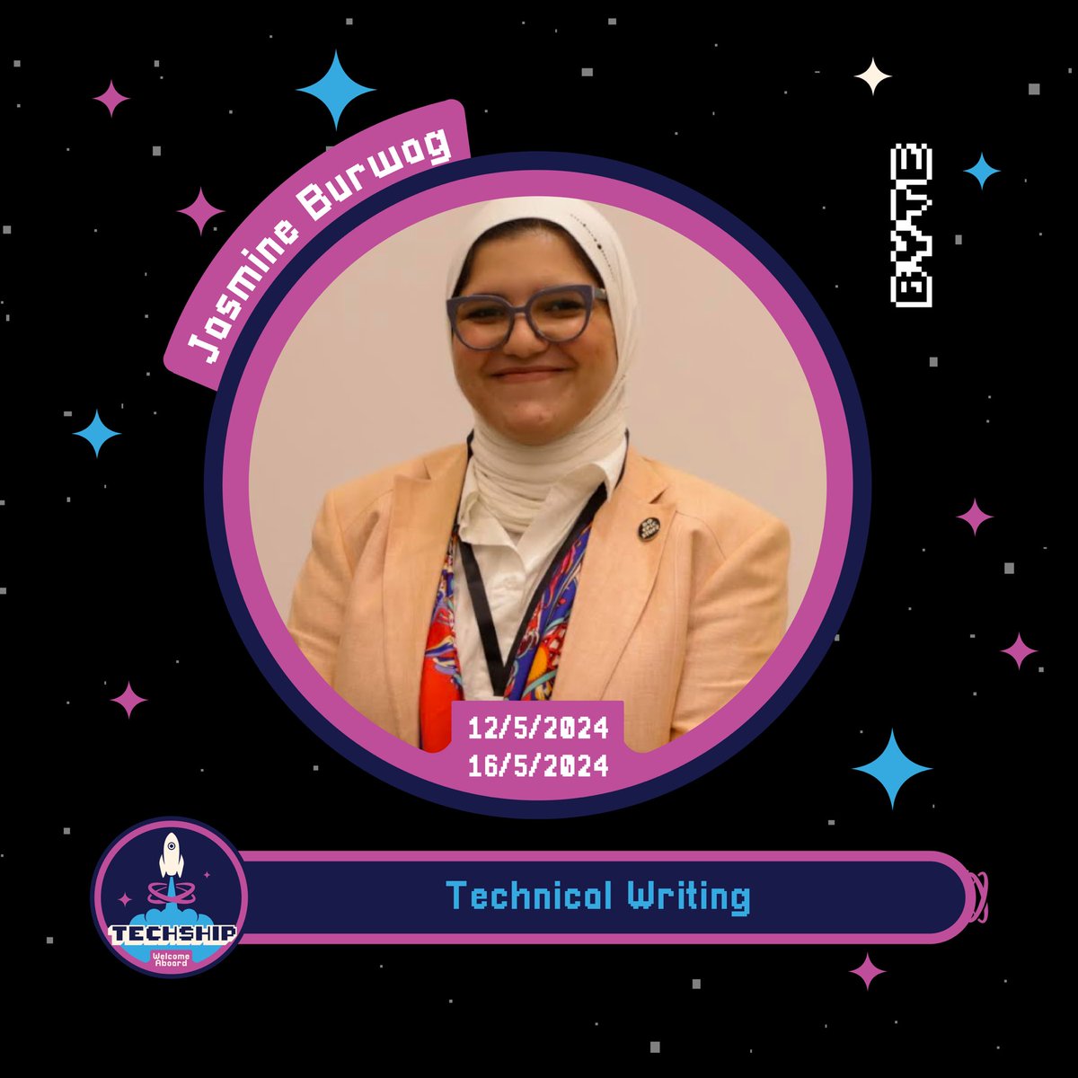 TechShip 2nd Trip 🚀 
Technical Writing 
🎙️ Lead by: Jasmine Burwag 
🗓️ Date: Sunday 12th of May - Thursday 16th of May 
🕟 Time: 4:30 PM - 8:00 PM 

#TechShip 🚀 
Welcome Aboard! 

Funded by US State Department through Alumni Engagement innovation Fund (AEIF)