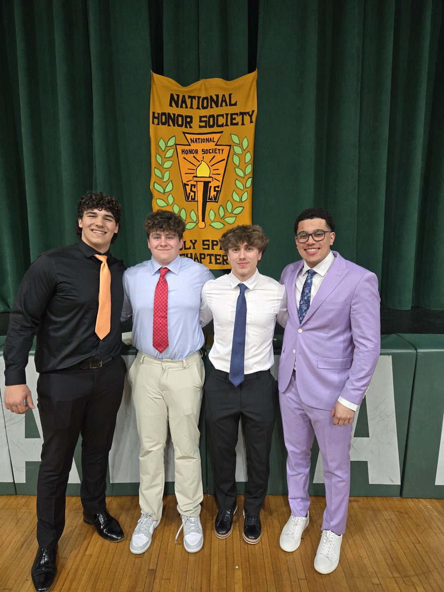 Congratulations to @GC_Scirocco @king_alex_p @AidanMu75809347 @anthony_nittoli on their induction into the National Honor Society #spartanpride