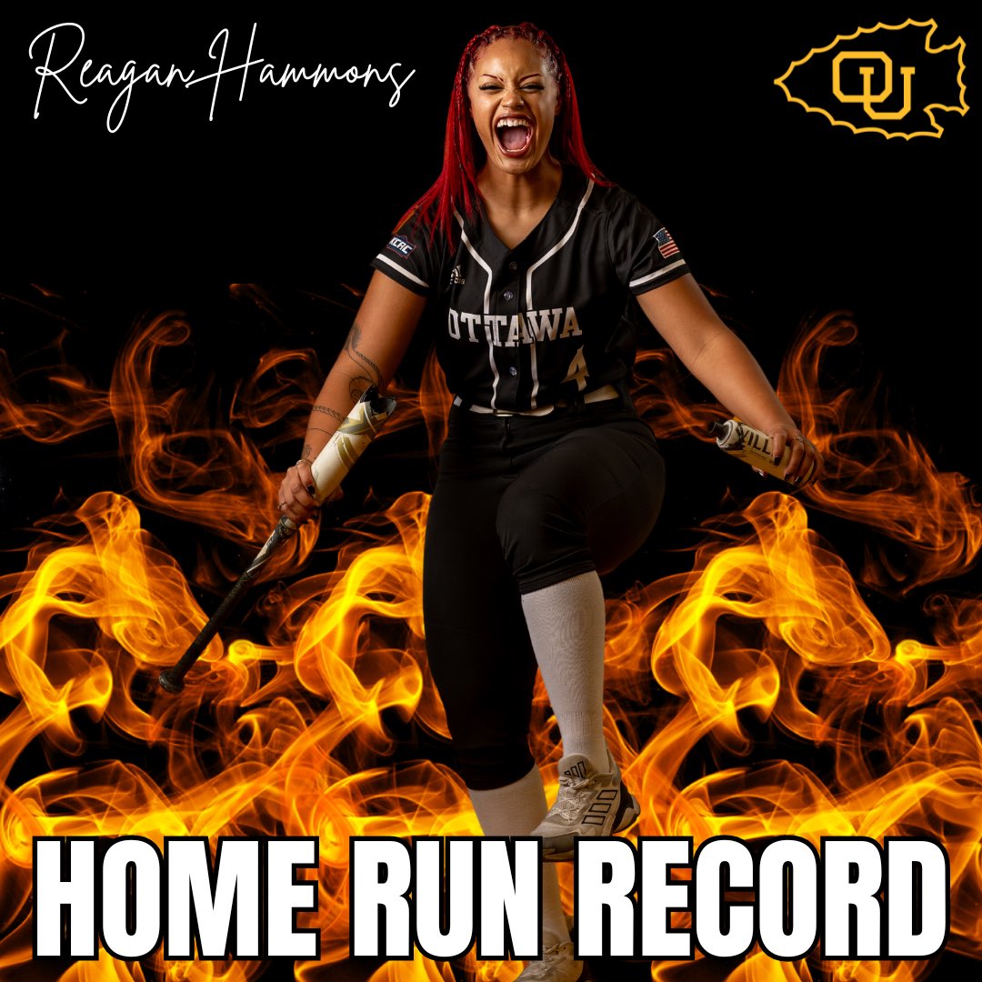 OttawaBravesSB's tweet image. History for Hammons‼️💣

Reagan Hammons set the new single-season home run record in program history, with home run #13 against Southwestern College today.

Congratulations, Reagan!🔥