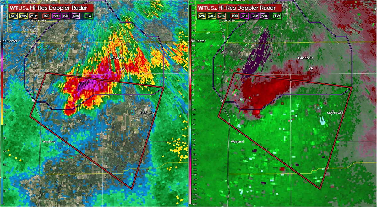 Tornado Warning for Middleville, MI until 10:00pm EDT.

Take cover now!

#miwx #tornado