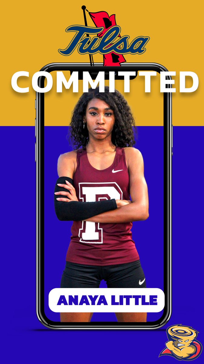 Congratulations to Anaya Little for her commitment to <a href="/TulsaTrack/">Tulsa Track & XC</a> She leaves her name in the record books in the 300h (45.74), TJ (38-4), and the 4x400 (4:02.15). Go and change the world girly!! #ClimbTheHill