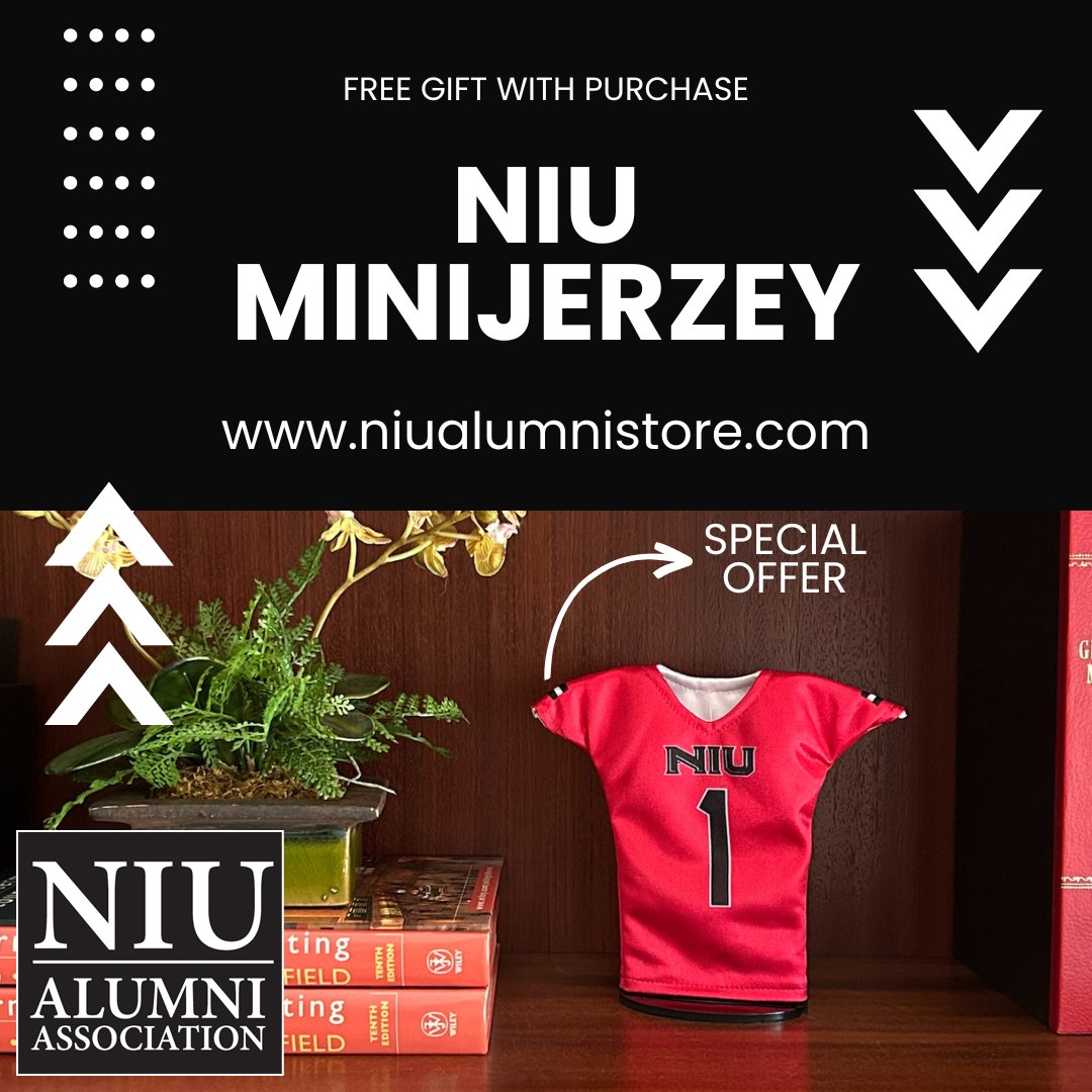 The NFL Draft is on Thursday, but we think this NIU MiniJerzey should be your #1 pick. Get a free mini football with every MiniJerzeys purchase through May 4 at NIUAlumniStore.com. @minijerzeys @NIUAthletics