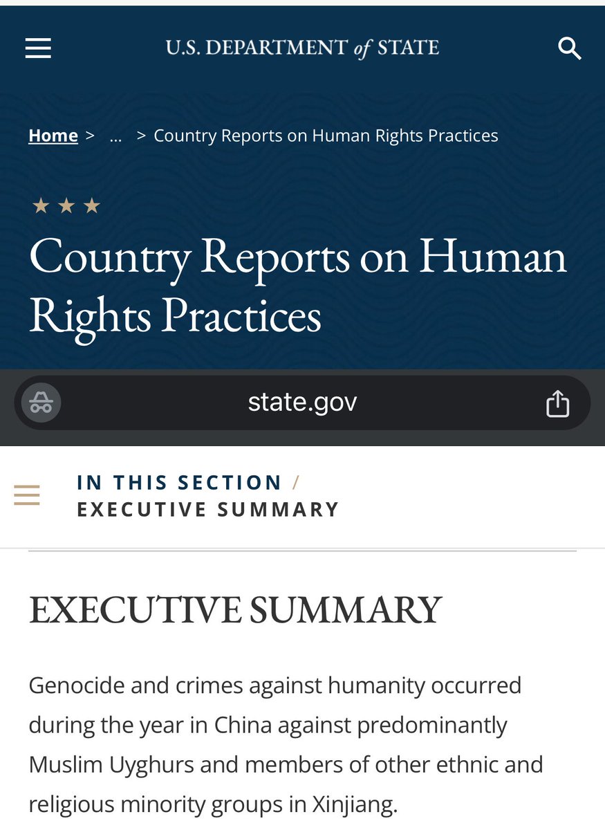 Blinken says China is committing genocide in #Xinjiang.

Guess where he got the info from?

From a report published by people working for him at the US State Department. 🤡

Self-referential echo chamber.
