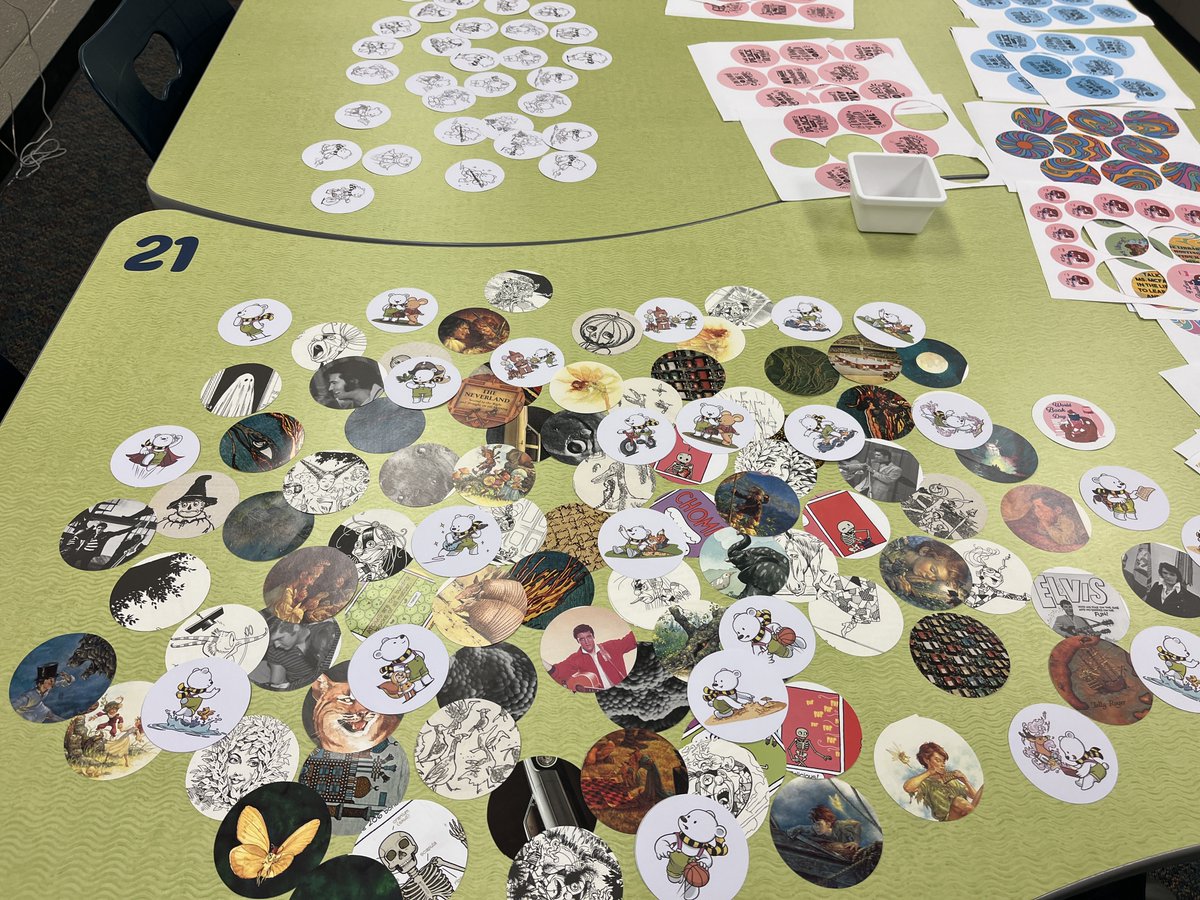 DurhamLLC's tweet image. We got a #buttonmaker this year, &amp;amp; the Ss are having the #best time with it. @DurhamPTSA @CobbSchools @CCALMS @glma #CobbLMS #READ #glma #BetterTogether #lovetoreadhere #loveyourlibrary