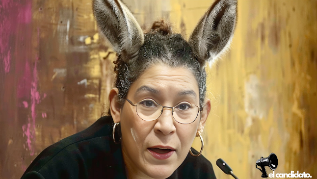 acastilloDC's tweet photo. "El principio de democracia deliberativa no está en la Constitución" @LeniaBatres 

En la 4T, los burros no se van al fondo del salón, sino a la @SCJN https://t.co/NiBoU78V2n