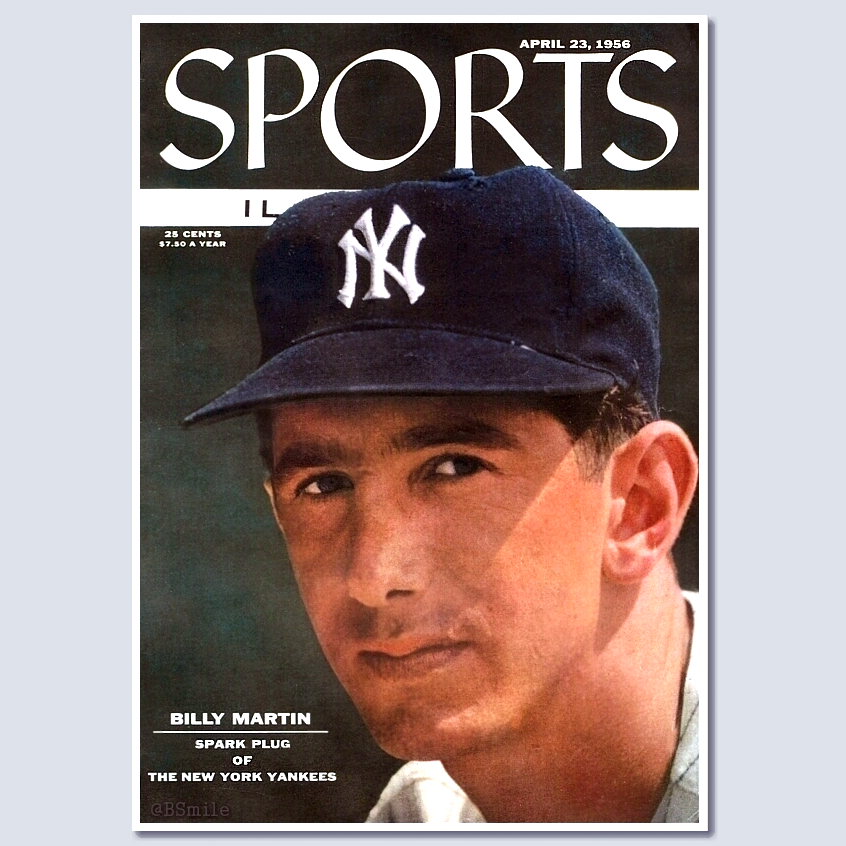 'Billy Martin - Spark Plug Of The New York #Yankees (Sports Illustrated - April 23, 1956) #MLB #Baseball #History #RepBX
