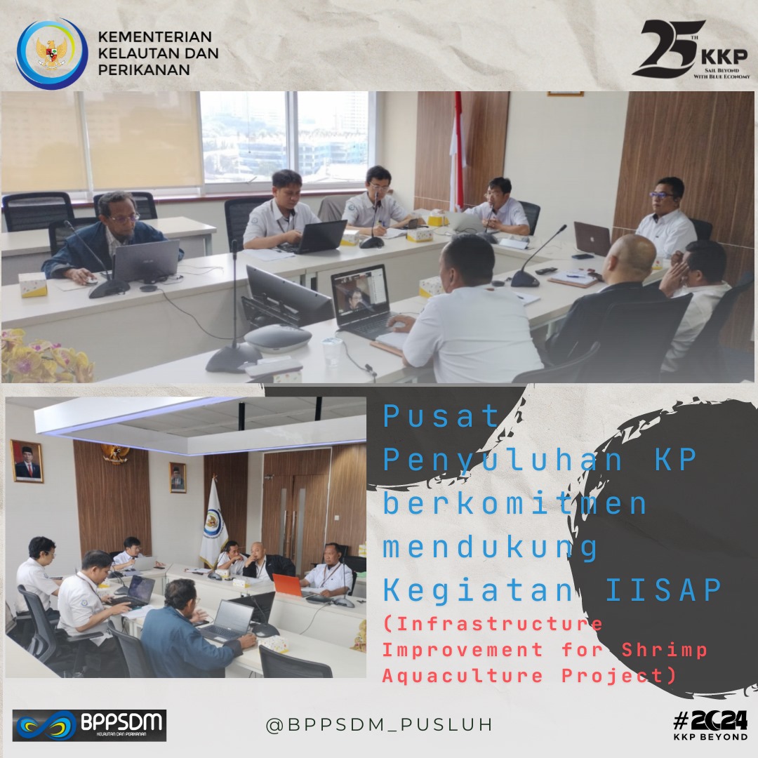 bppsdm_pusluhkp's tweet photo. #Pusluhkp komit mendukung Keg IISAP! Dalam pertemuan koordinasi, Plt. #Kapusluhkp @hendrasiry  menekankan peran strategis penyuluh perikanan dlm  distribusi bantuan sarana prasarana.  Program ini akan berjalan selama 5 tahun di 13 Kabupaten. #IISAP #PusatPenyuluhanKP @bppsdm_kp https://t.co/Rw6bWKuNzV