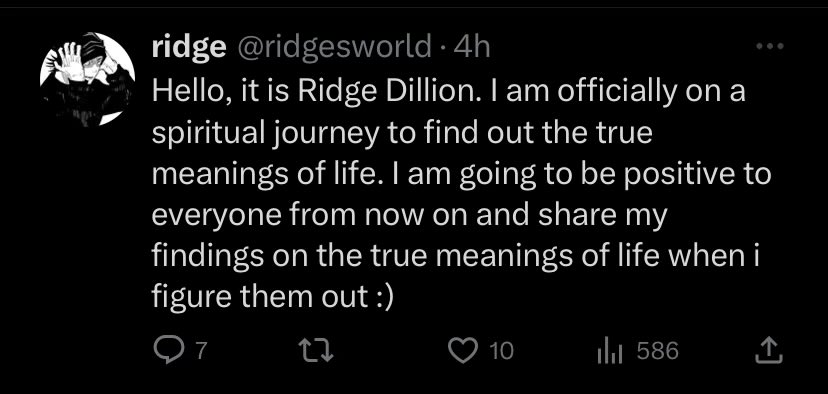RoblaniaNetwork's tweet image. .@ridgesworld announces he’s changing his ways

We should all take this as an example of leadership and follow his footsteps

#ThankYouRidge