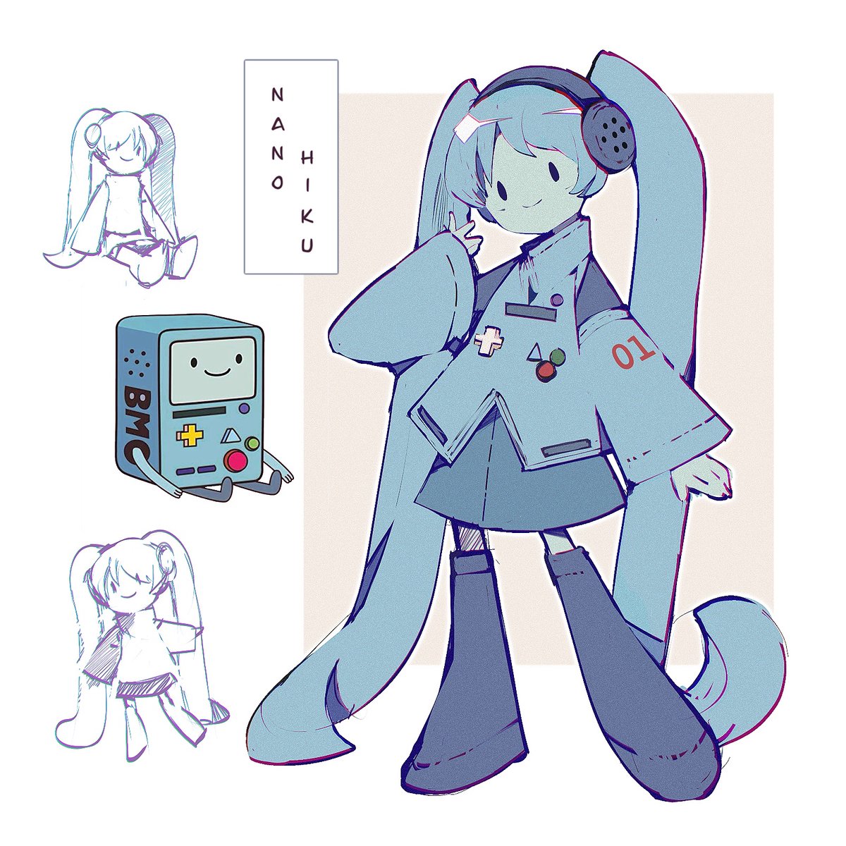 BMO-miku.

#art #drawing