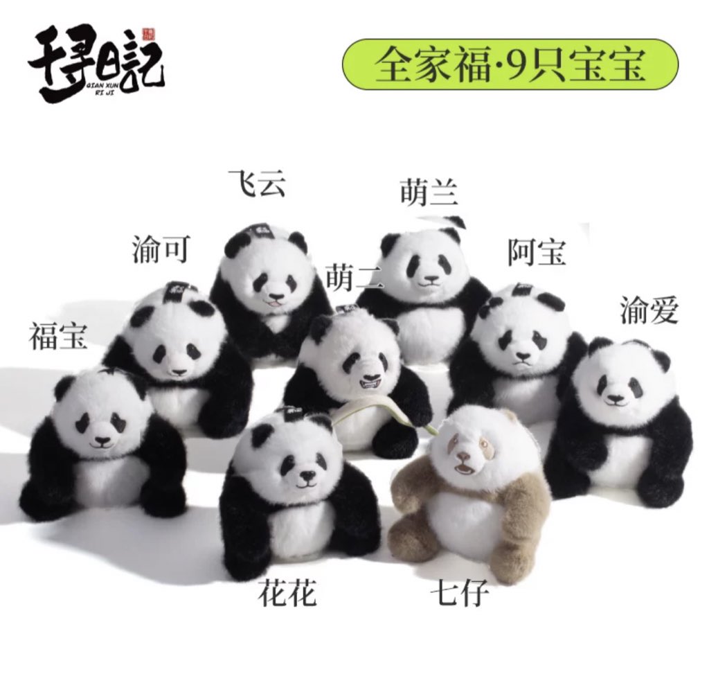 Greenduckky1's tweet photo. 💚 พรีออเดอร์ พวงกุญแจ #จักรวาลแพนด้า #แพนด้า #Panda 
💚 ขนาด 12cm. มี 9 ตัว
💚 485.- รส ถ้ารับมากกว่า1 ตัวลดค่าส่งได้นะคะ
#หมีแพนด้า #ฮวาฮวา #ชีไจ่ #เหมิงเอ้อ #อวี๋เข่อ #อวี๋อ้าย #เฟยอวิ๋น #ฝูเป่า #เหมิงหลัน #อาเป่า #แพนด้าสีน้ำตาล https://t.co/LxNeaEKIUG