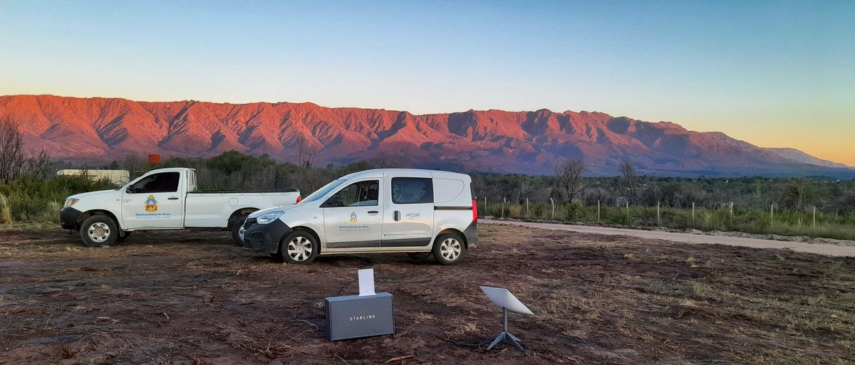 #TransformacionDigital: el primer municipio argentino con tecnología de <a href="/elonmusk/">Elon Musk</a> para garantizar internet en las escuelas rurales con <a href="/Starlink/">Starlink</a>
 🤳🏽 mascomunidad.org.ar/nono-primer-mu…