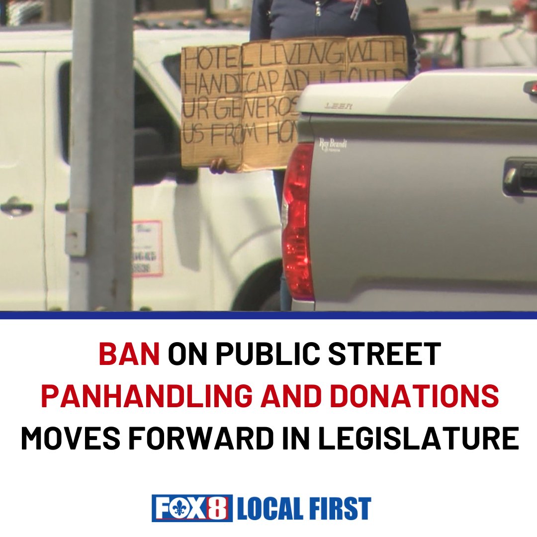 State lawmakers are debating a bill which would criminalize panhandling and giving panhandlers donations on public streets. bit.ly/3WcYpdX