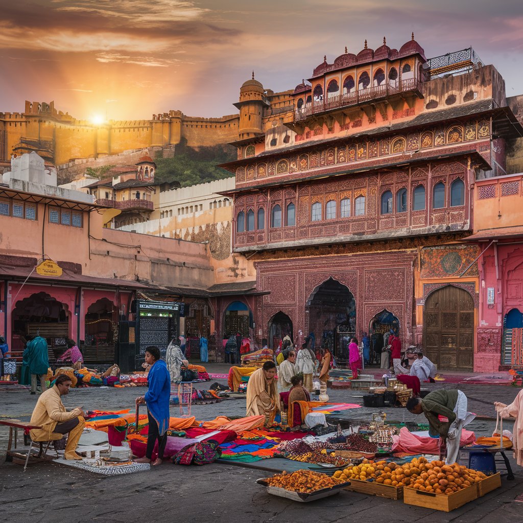 Jaipur, experience the enchanting charm of the #PinkCity with its breathtaking early morning scenes. 

A must-visit destination for everyone! 

#Jaipur #pinkcity #mustvisit #incredibleindia