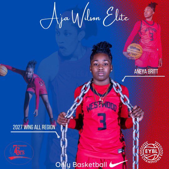 CoachMajor_SC's tweet photo. "🔥🔧 A true Swiss Army knife on the court, excelling in transition, gobbling up rebounds like a magnet, and fearlessly scoring through contact – Aneya Britt is the ultimate all-around weapon!” #VersatilePlayer #TransitionMaster #ReboundMachine
@palmetto76erawe @DJT11030 https://t.co/PFHYHVBJll