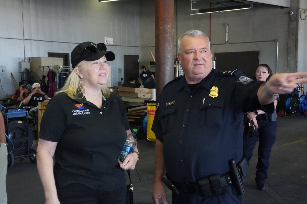 Fentanyl, methamphetamines, and other illicit drugs are being seized at the Mariposa Port of Entry at record rates. I again saw the dangers posed by our border crisis today. Americans are dying, and the Biden Administration continues to do nothing to secure the border!