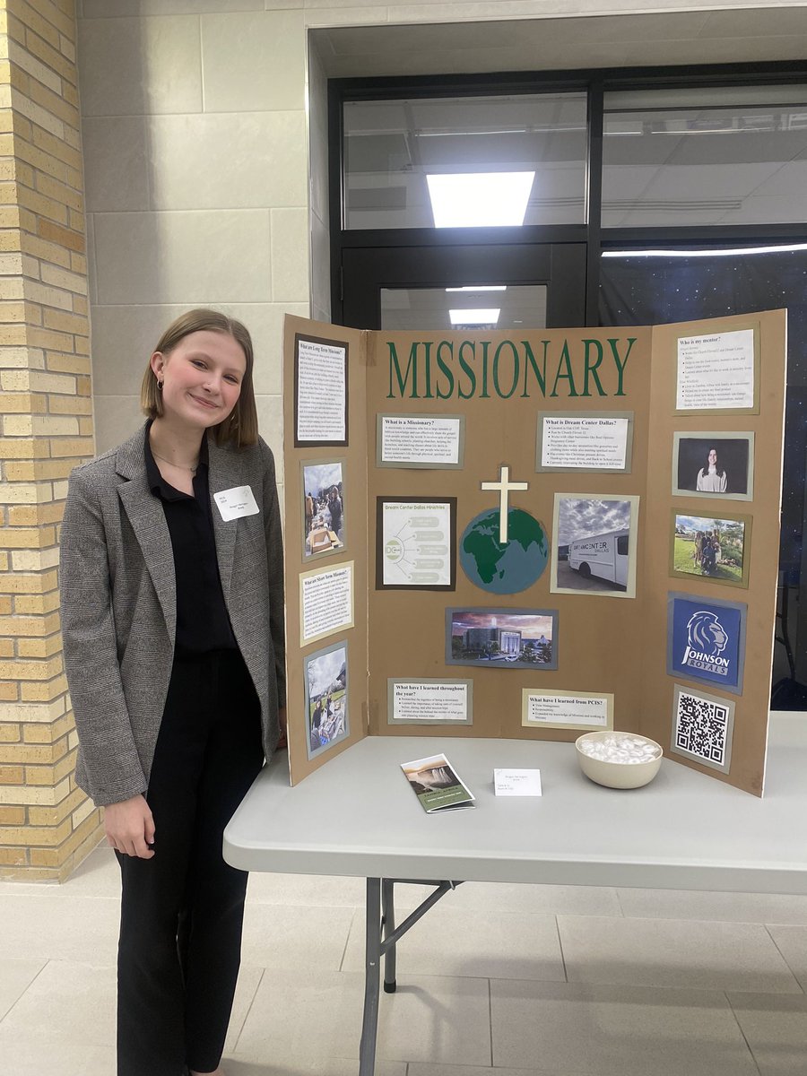 Loved getting to see Reagyn’s final PCIS project tonight! Proud of her hard work and the incredible young woman she is! 💙🤍🖤