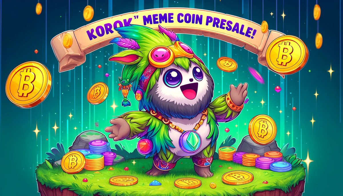 KorokWorld's tweet photo. Main Presale Details
Duration: Apr 30, 2024, to May 30, 2024 (UTC)
Network: BASE
Tokens Available: 4,500,000,000 $KOROK (45% supply)
Price: 22,500,000 $KOROK per 1 $ETH
Fundraising  Target: 200 $ETH
https://t.co/PrXE3bPBtD https://t.co/lTfiR25bHz