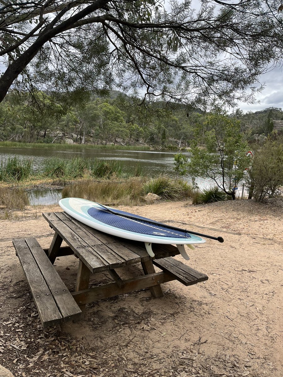 Paddling Dunn’s Swamp on the SUP this morning . Beautiful waterway and a hidden gem in the NSW Central Tablelands .