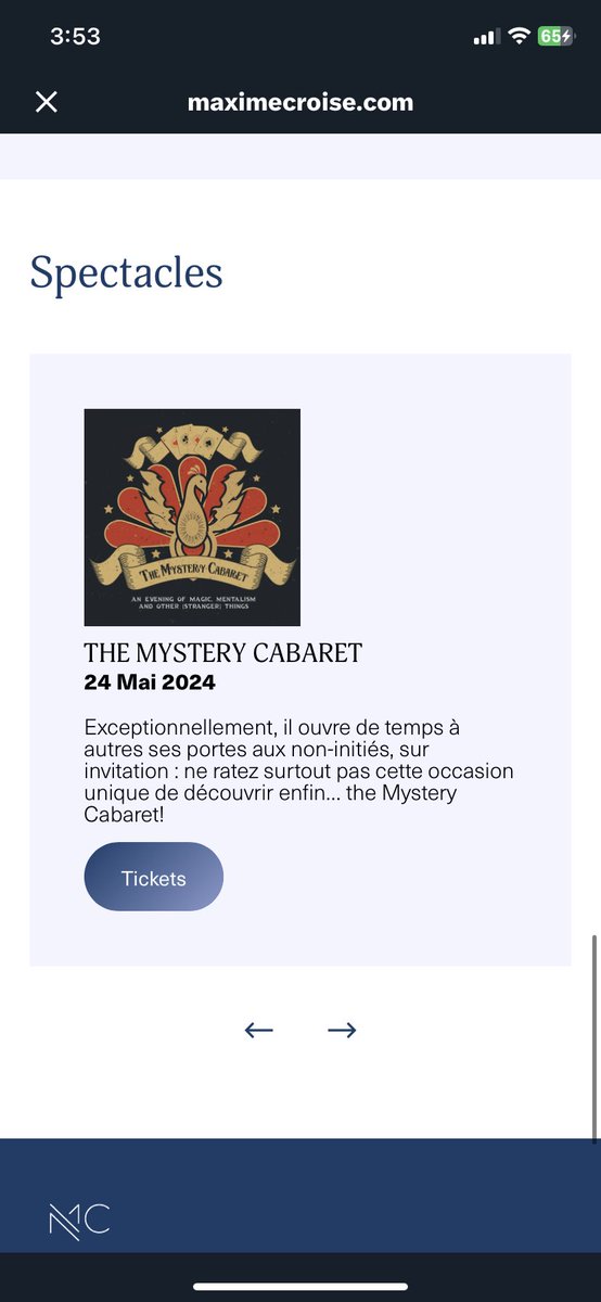 staraccountlive's tweet image. ALERTE ??? MAXIME est en spectacle le 24 mai ???? ALLÔ 

#secretstory