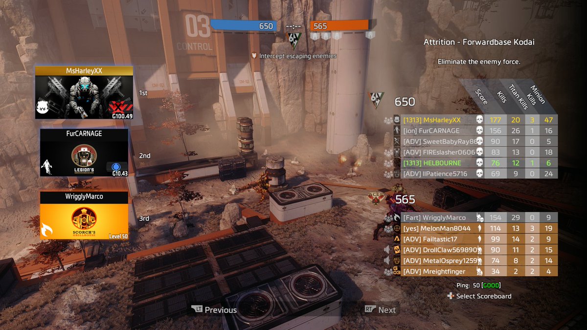 #Titanfall2 #TitanfallTuesday was a little strange tonight but still some fun!