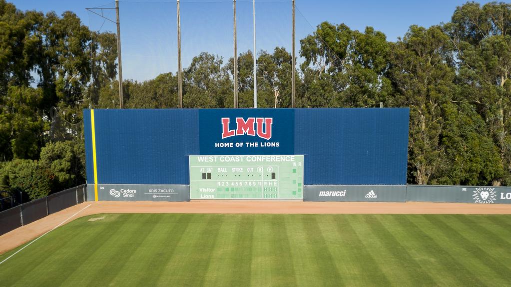 Boston's Green Monster, meet the Mikos Blue Monster

Photos by <a href="/lmulions/">LMU Athletics</a>