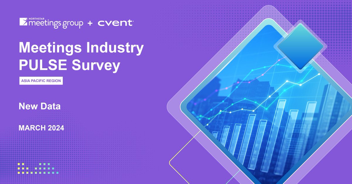 📈 The first report from the Northstar/Cvent Meetings Industry PULSE Survey for the APAC region is out now! Download full report here, buff.ly/44g7R27 #Cvent #NorthstarMeetingsGroup #events #eventprofs #meetings #exhibition #MICE