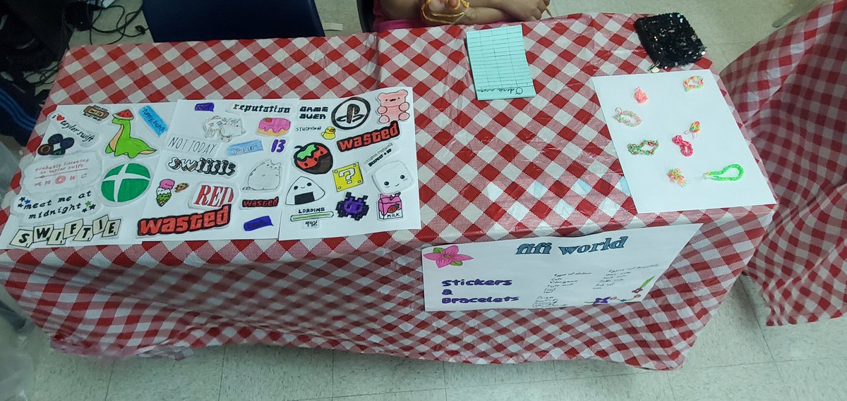 _MsManku's tweet photo. Students have been asking to make their own businesses to support their income in our classroom economy. Blown away by the initiative taken for this extracurricular project. Check out our Business Blitz Day! @pkwwrdsb https://t.co/QA2QHJJADG