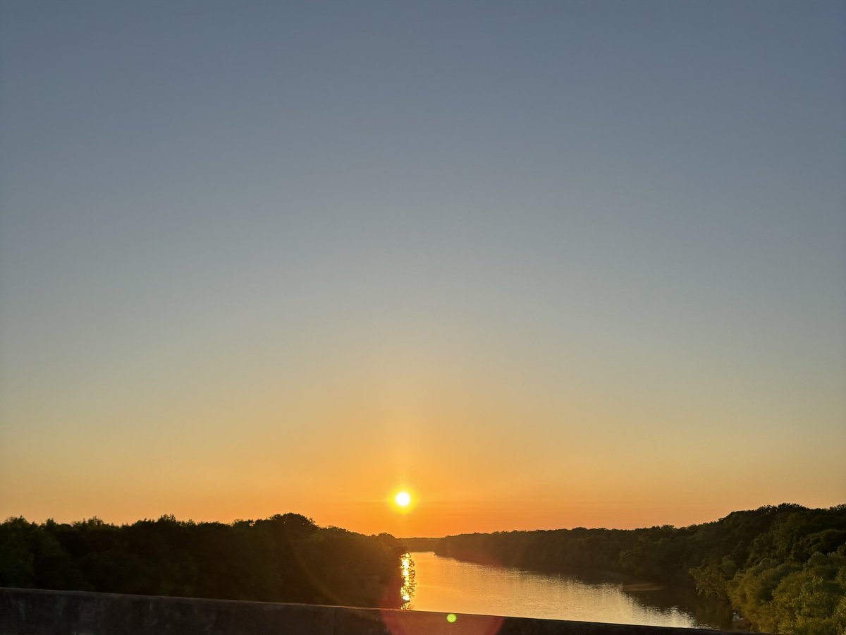 Tonight’s sunset on the Tombigbee River