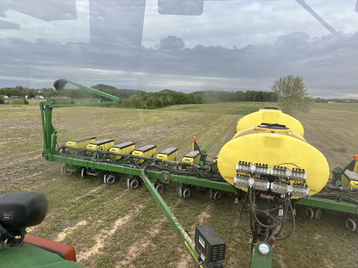 2029’s bourbon pick going in the ground today. #plant24 #kentucky #spring #farmlife #bourbon #whiskey #corn