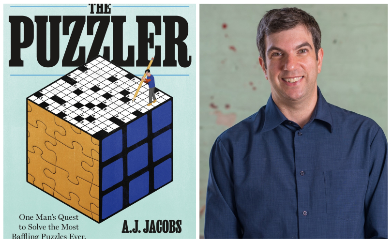 Today in Puzzling History - Two years ago, immersive journalist and puzzle-lover A.J. Jacobs published The Puzzler, an entertaining and informative tour of the wide world of puzzling in which he tries his hand at some of the toughest puzzles ever devised. @ajjacobs @gregpliska