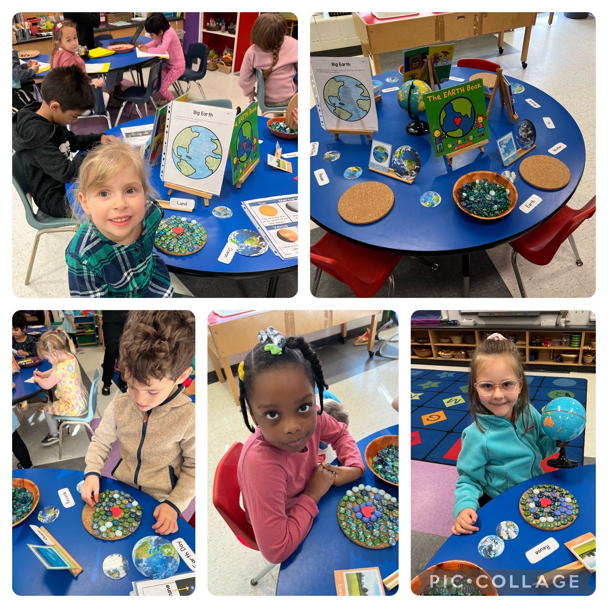 We continue to learn about Earth Day this week. Ss explore creating Mother Earth with looseparts. ⁦@mrsmcintyre1m⁩ ⁦@mrs_shaw33⁩ ⁦@msekinderland⁩ ⁦@orellana_ivett⁩