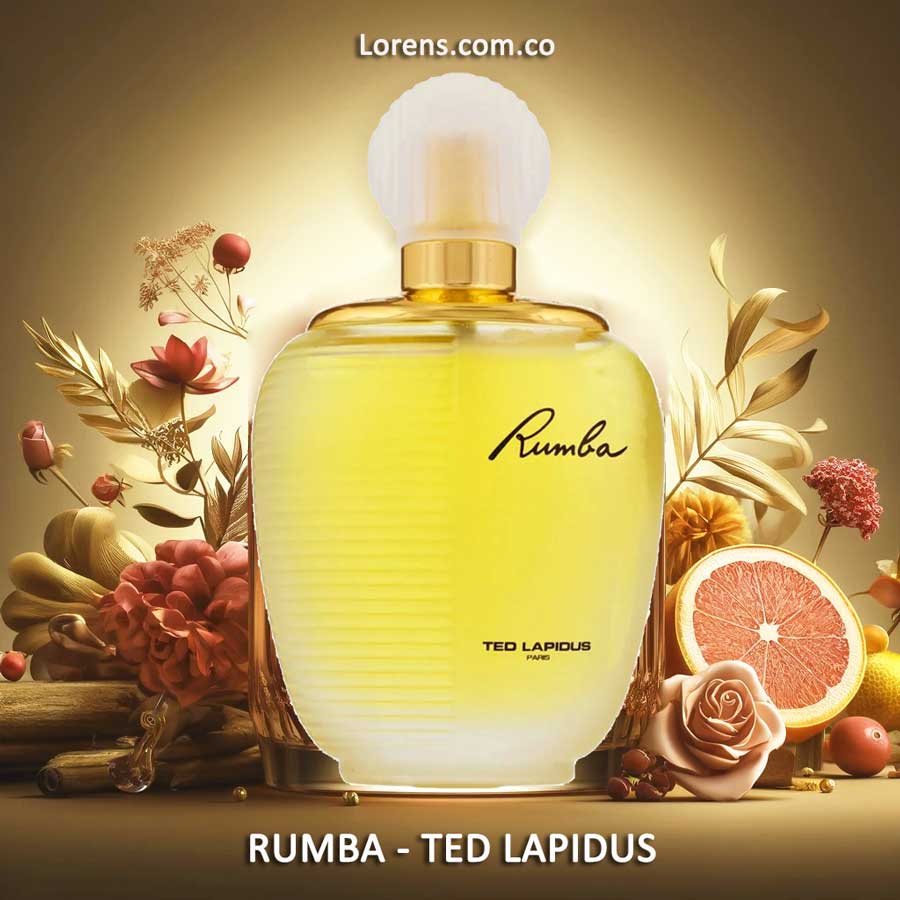 LorensColombia's tweet photo. Cautiva con el encanto atemporal de Rumba de Ted Lapidus. 🌹 Una sofisticada mezcla de notas frutales y florales, perfecta para toda mujer con espíritu. https://t.co/vzrlOdmscl #PerfumeRumba #TedLapidus #FraganciaChic #DescubreAroma #AmantesDePerfumes #Colombia #PerfumeDeLujo https://t.co/9ZA7gHlOBS