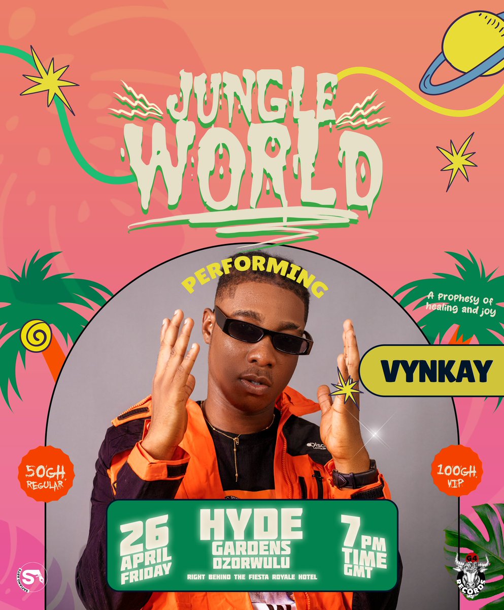 JUNGLE WORLD 24, This Friday we go fry am !!!!
