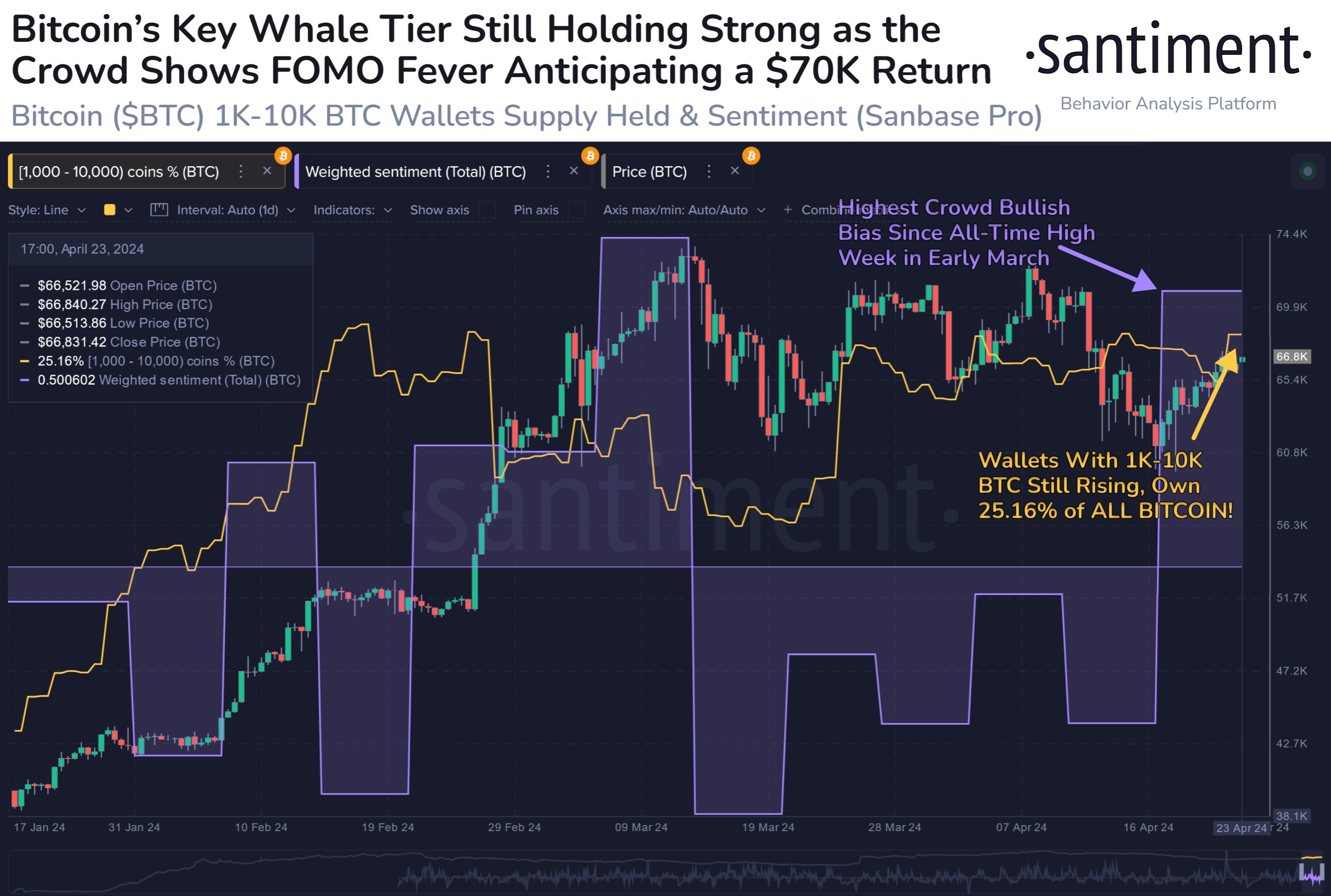 ビットコインクジラは買いを続け、現在全供給量の25.16%を保有