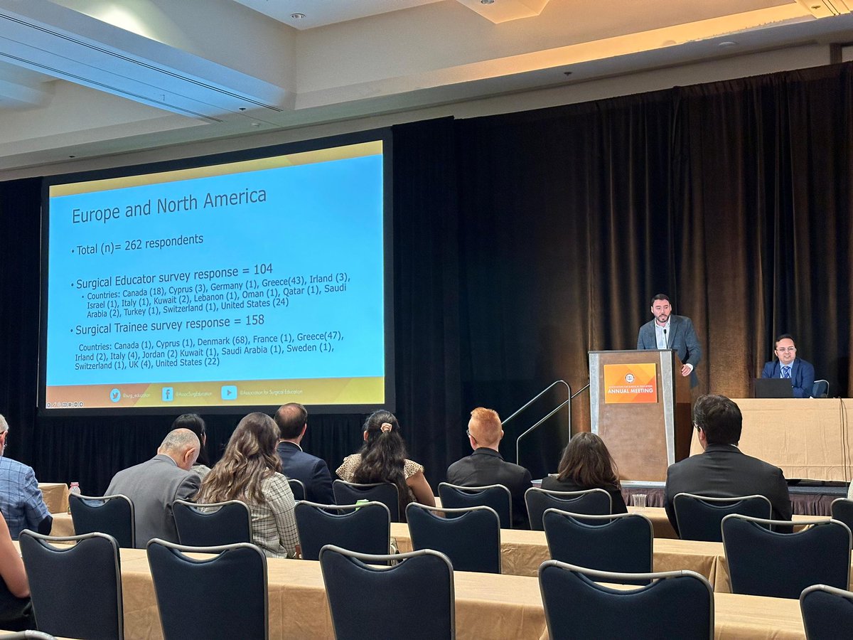 julianvarascom's tweet photo. Great first day at #ASE2024
Great talks and sessions. Our #internationaltaskforce had the chance to present results from the needs assessment in surgical education from over 50 countries. Thank you @saseempoudel for putting it together! @Surg_Education https://t.co/9OA2i3UlFa