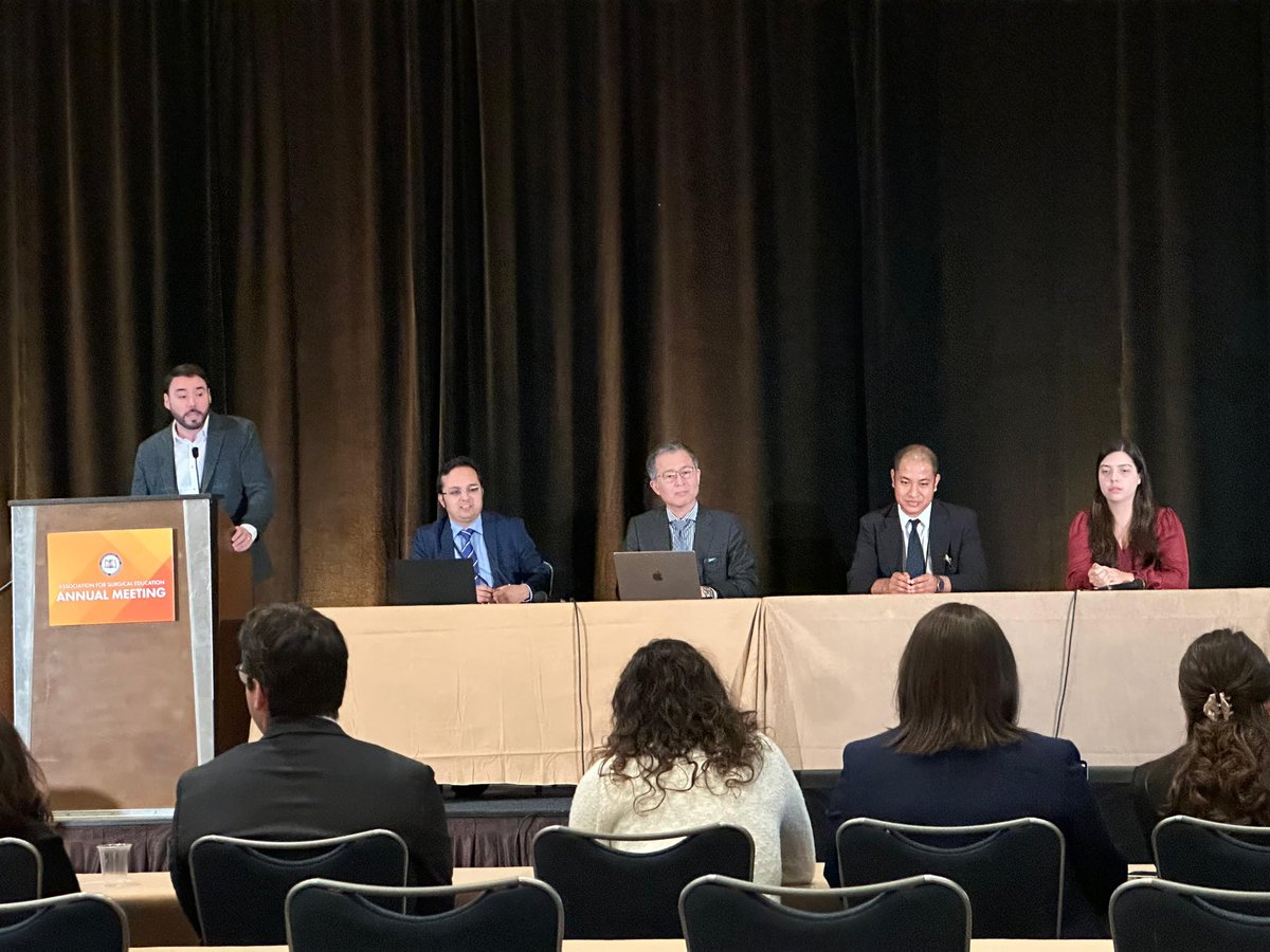 julianvarascom's tweet photo. Great first day at #ASE2024
Great talks and sessions. Our #internationaltaskforce had the chance to present results from the needs assessment in surgical education from over 50 countries. Thank you @saseempoudel for putting it together! @Surg_Education https://t.co/9OA2i3UlFa