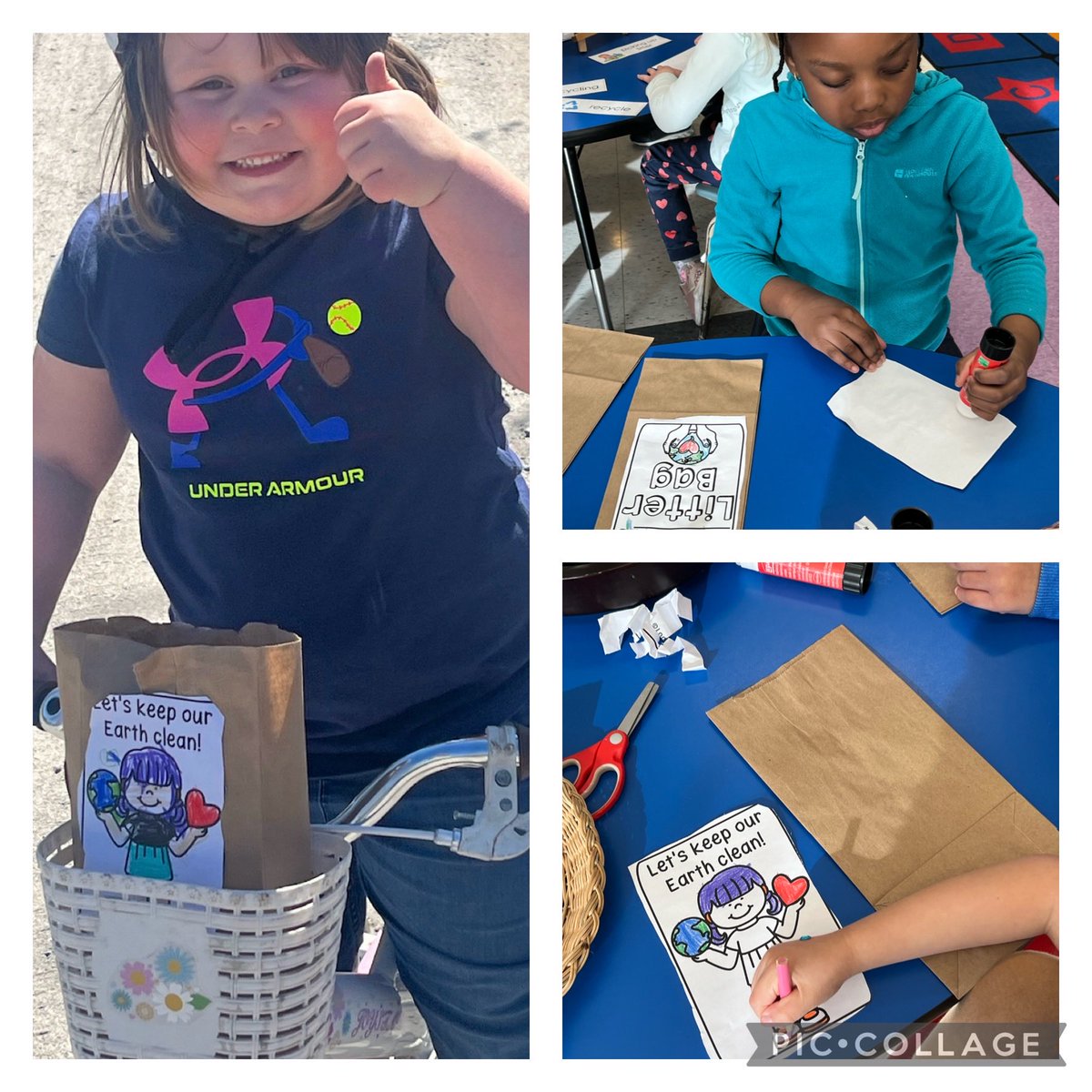 On Earth Day, Ss made litter bags to take home. One Ss was super excited to collect litter ASAP! We are Earth Day superheroes. ⁦@mrsmcintyre1m⁩ ⁦@mrs_shaw33⁩ ⁦@orellana_ivett⁩ ⁦@msekinderland⁩ ⁦@alcdsb_mich⁩ ⁦@mikegundert⁩ ⁦@alcdsb_SoE⁩