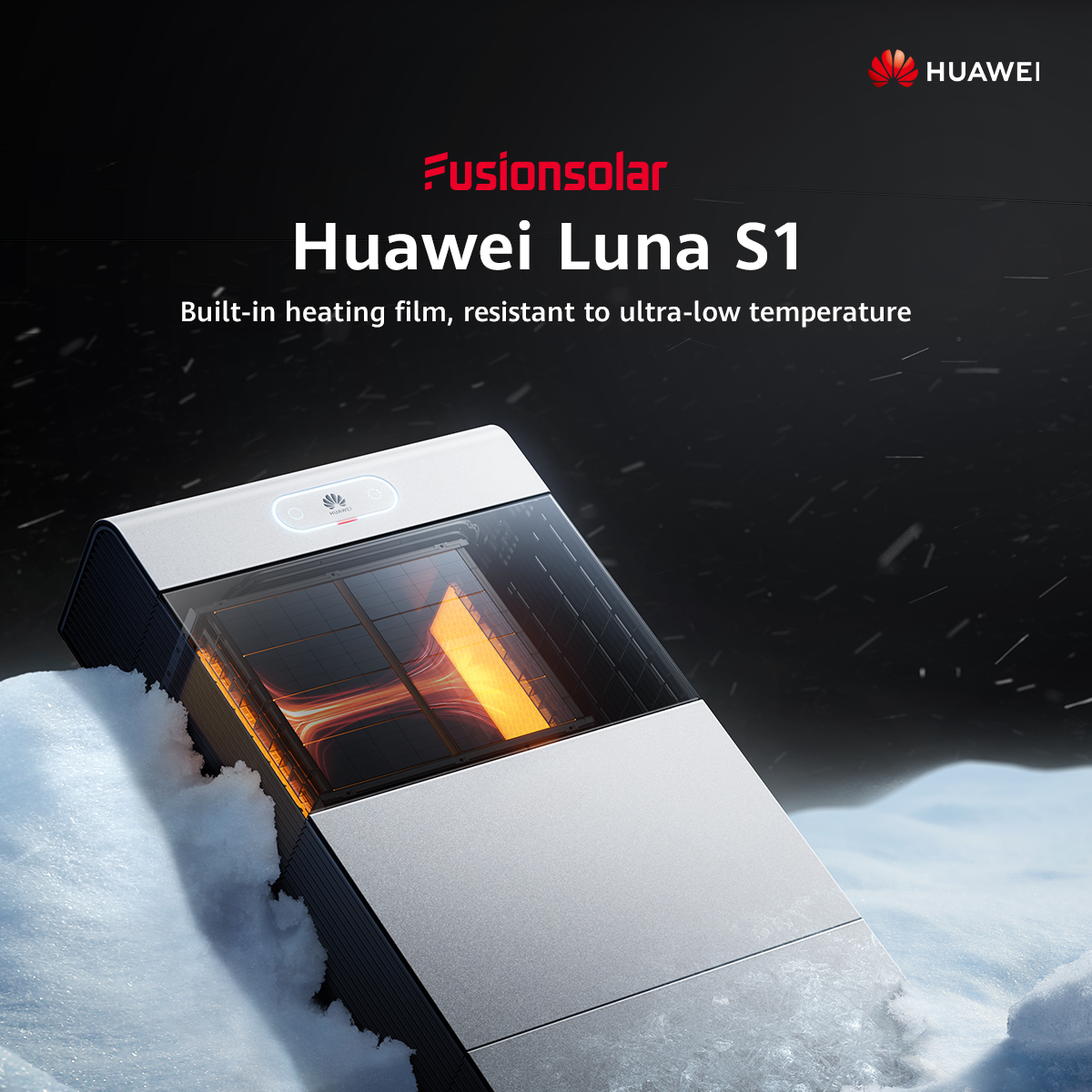 huawei_power's tweet photo. From equator to poles? Yes. Featuring the Intelligent Temperature Regulation System, #Huawei #FusionSolar #LUNAS1 is able to stay overwhelming in cold weather and work in the wide temperature from –20°C to +55°C. ♨️❄️
Learn more: https://t.co/94pjTdFgOg https://t.co/tz1yxMEMGk