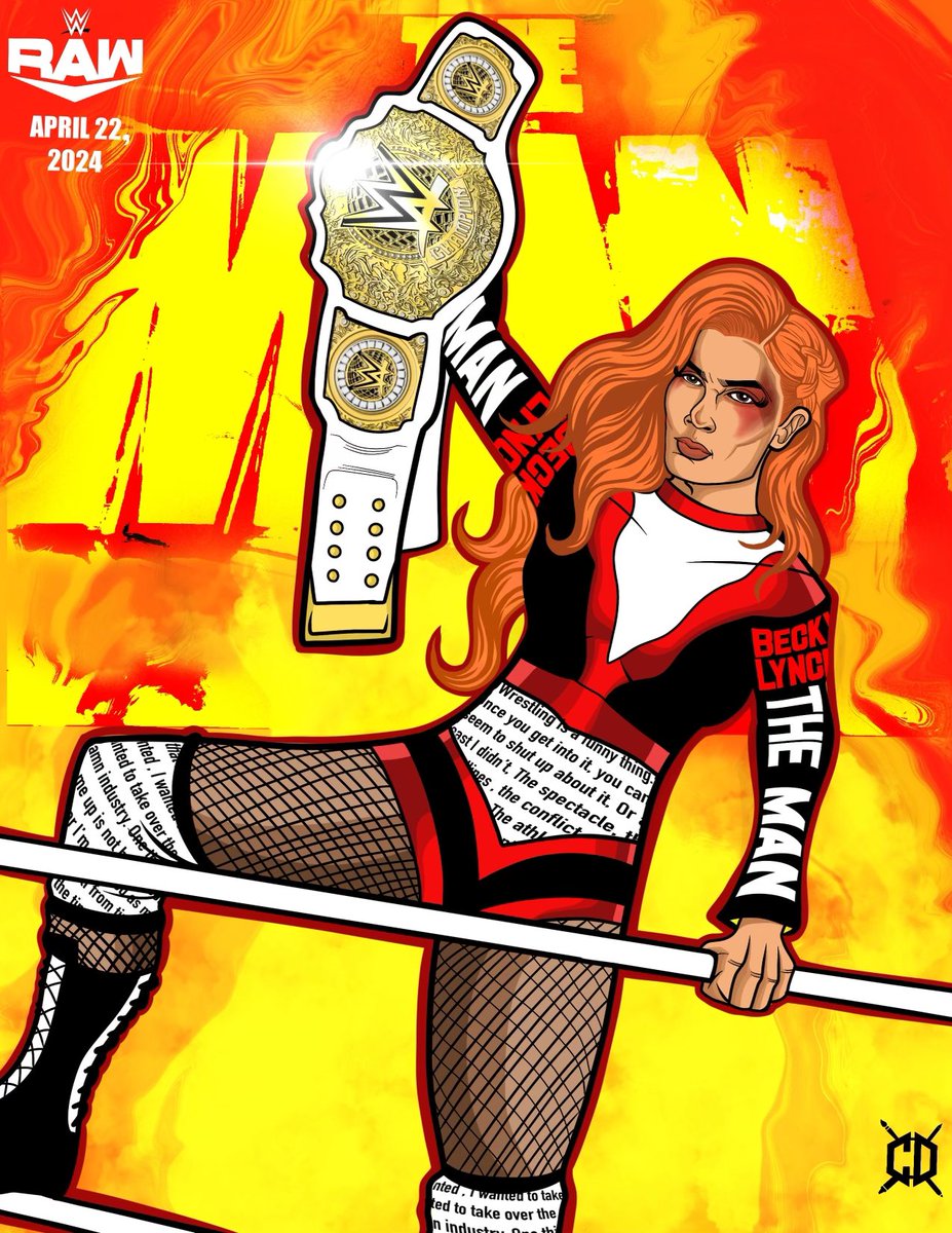 𝐀𝐂𝐇𝐈𝐄𝐕𝐄 𝐀𝐍𝐃 𝐏𝐑𝐎𝐒𝐏𝐄𝐑🌟🐐

#WWE #WWERaw #BeckyLynch #THEMAN #MondayNightRaw #wrestling #wrestlingart #illustration