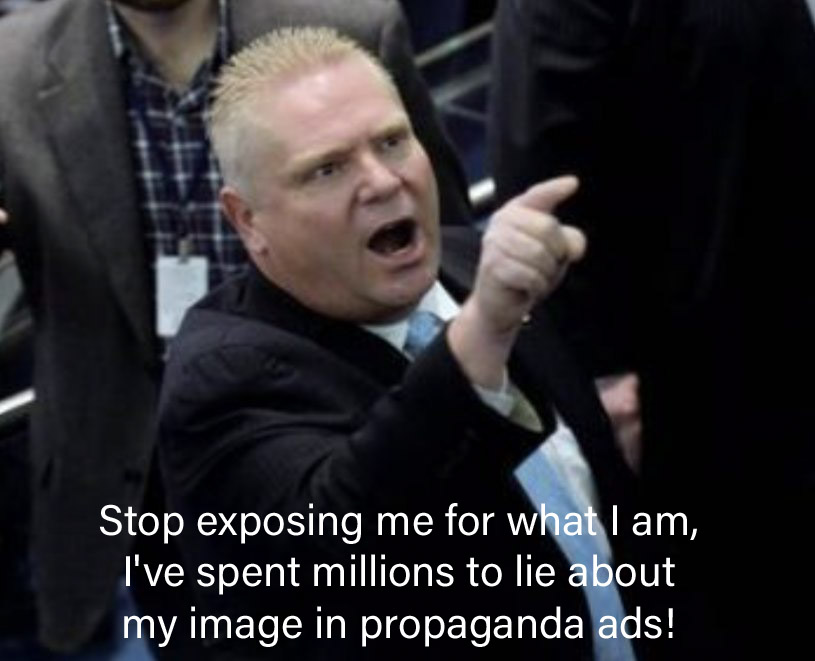 @JoshMatlow Oh man Doug Ford! What a weasely cop out. Big tough Billy Big Balls when you spewed your personal condemning opinion to the media when it happened. Now you're not man enough to admit you were wrong and apologize. You're a weak little man Doug Ford. 
#FordFailedOntario