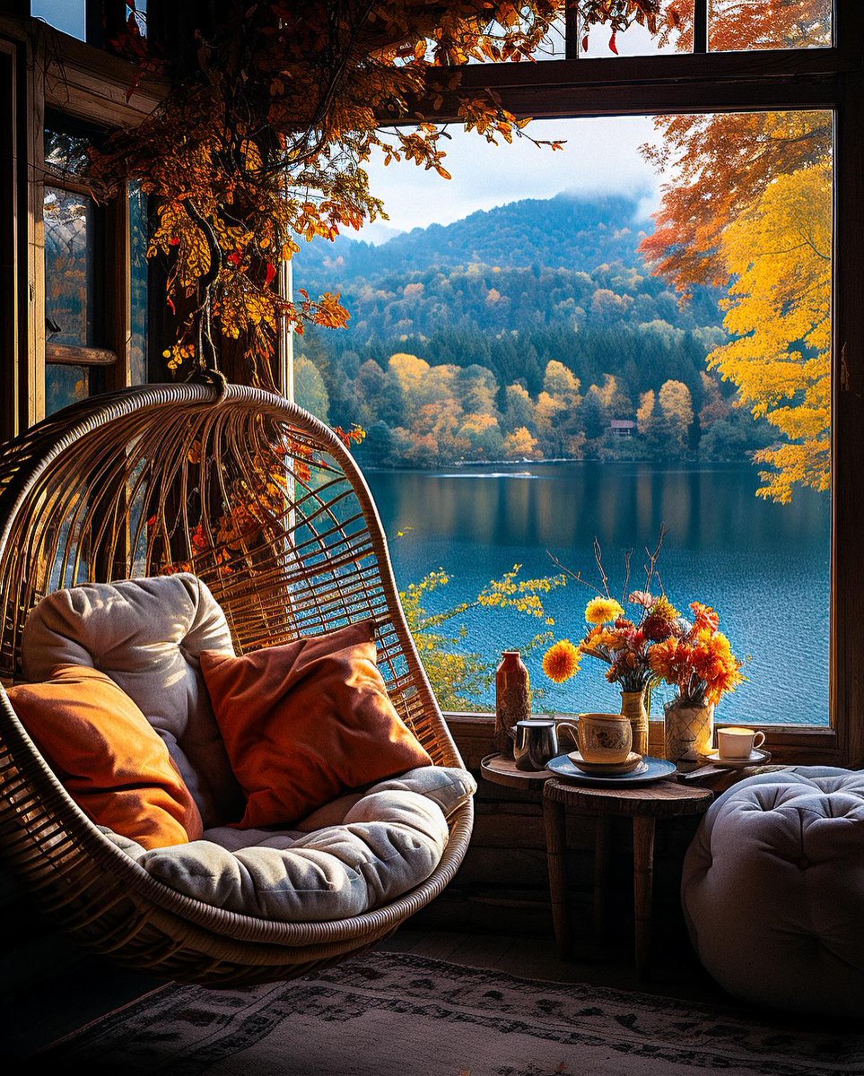 Would you like to sit here with tea or coffee?
Morning vibes 🔆