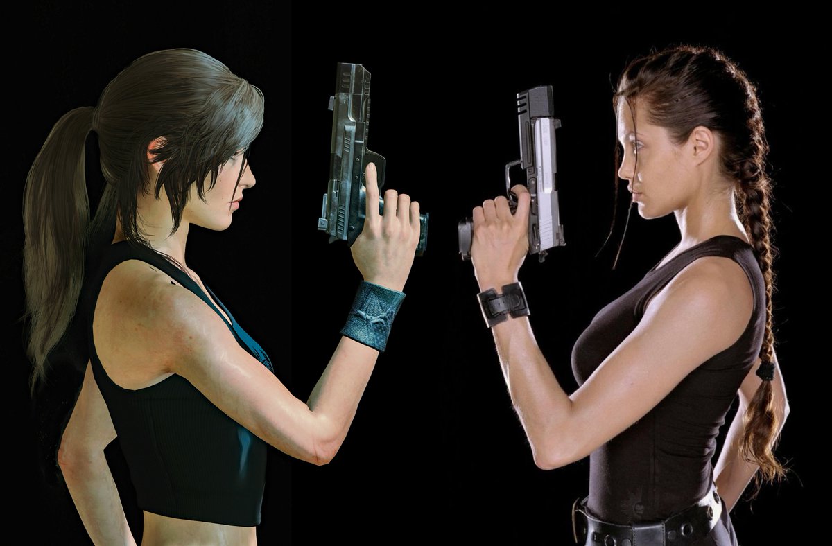 'Hey.'
'Hey.'
#tombraider