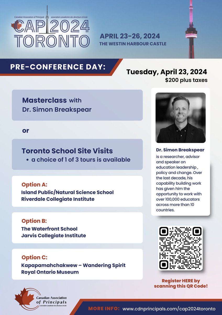 As principal, I was thrilled to host one of the Canadian Association of Principals @cdnprincipals pre-conference school site visit to @IslandPublicNSS by school leaders from across Canada! Thanks to the students who showcased the school! @SarichCa @mrpieters @OPCouncil #onted